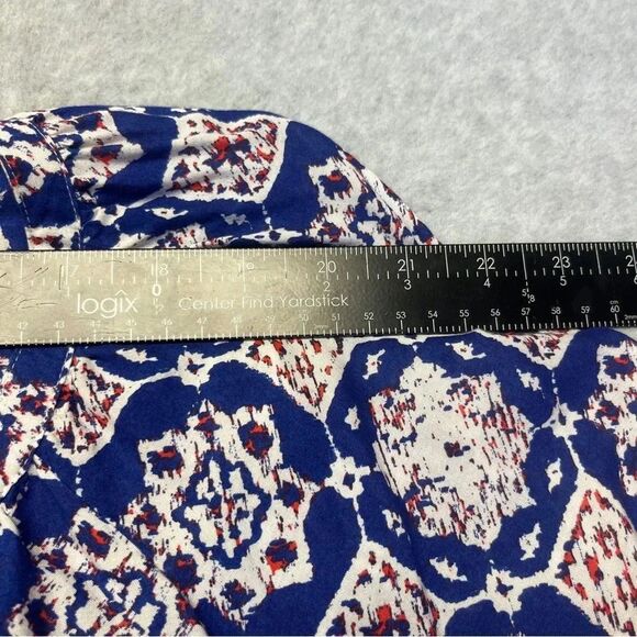 Beach Lunch Lounge Women’s Tunic Boho Ultralight Multi Blue Red size 2X - Picture 4 of 9